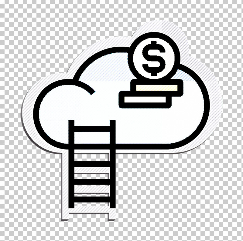 Cloud Icon Ladder Icon Startup Icon PNG, Clipart, Cloud Icon, Ladder Icon, Line, Line Art, Startup Icon Free PNG Download