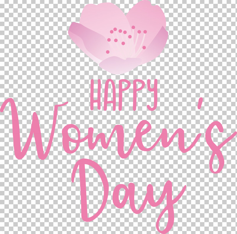 Happy Women’s Day PNG, Clipart, Flower, Logo, M095, Meter, Petal Free PNG Download