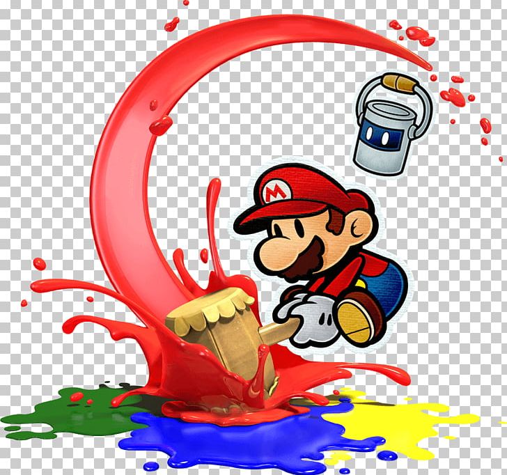 Super Mario Bros. Paper Mario: Color Splash PNG, Clipart, Bowser, Cartoon, Color Splash, Fictional Character, Mario Free PNG Download