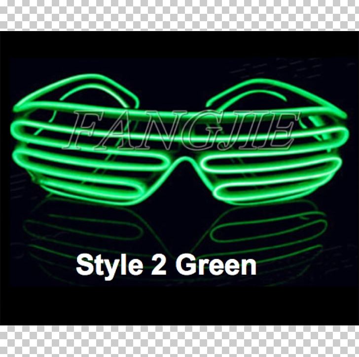 Light-emitting Diode Electroluminescent Wire LED Lamp Glasses PNG, Clipart, Battery, Brand, Christmas Lights, Clothing, Color Free PNG Download