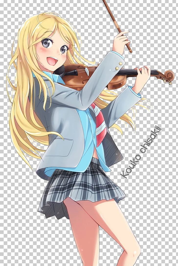 Kaori Your Lie In April Uniform Costume Cosplay PNG, Clipart, Anime, April, Art, Brown Hair, Clothing Free PNG Download