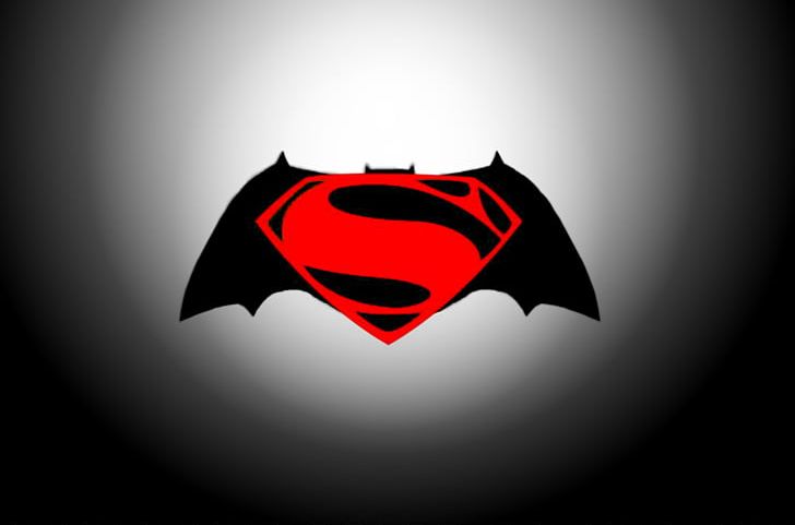 superman batman logo drawing