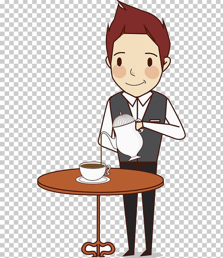 Watercolor Painting PNG, Clipart, Bartender, Business Man, Cartoon, Child, Coffee Free PNG Download