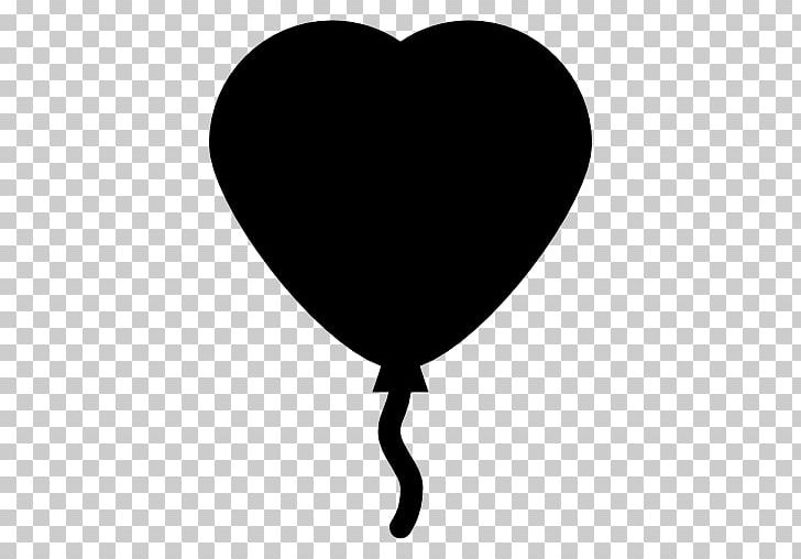 Computer Icons Heart Balloon PNG, Clipart, Balloon, Birthday, Black, Black And White, Computer Icons Free PNG Download