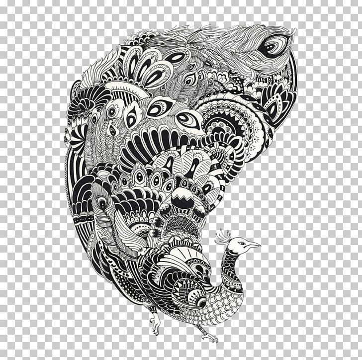Visual Arts Black And White Painting Motif Illustration PNG, Clipart, Animal, Animals, Art, Creative Work, Drawing Free PNG Download