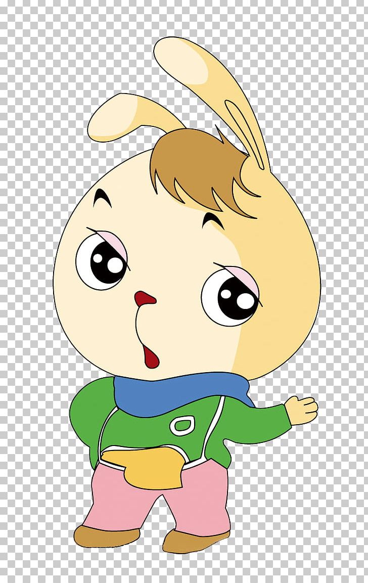 European Rabbit Cartoon Illustration PNG, Clipart, Animals, Animation, Art, Balloon Cartoon, Boy Free PNG Download