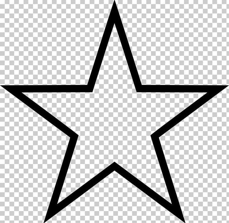 Five-pointed Star PNG, Clipart, Angle, Area, Black, Black And White, Circle Free PNG Download