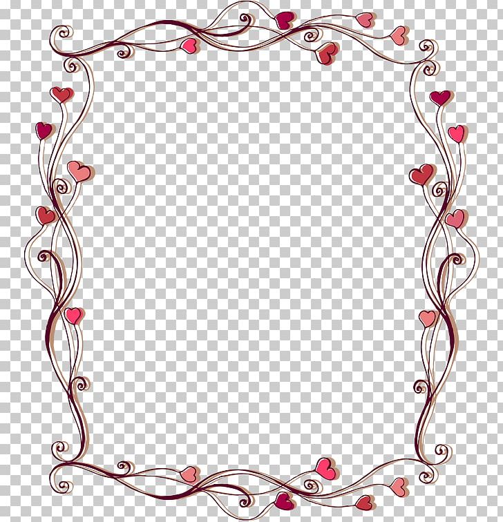 Love Border Frame PNG, Clipart, Area, Art, Body Jewelry, Border, Flower Free PNG Download