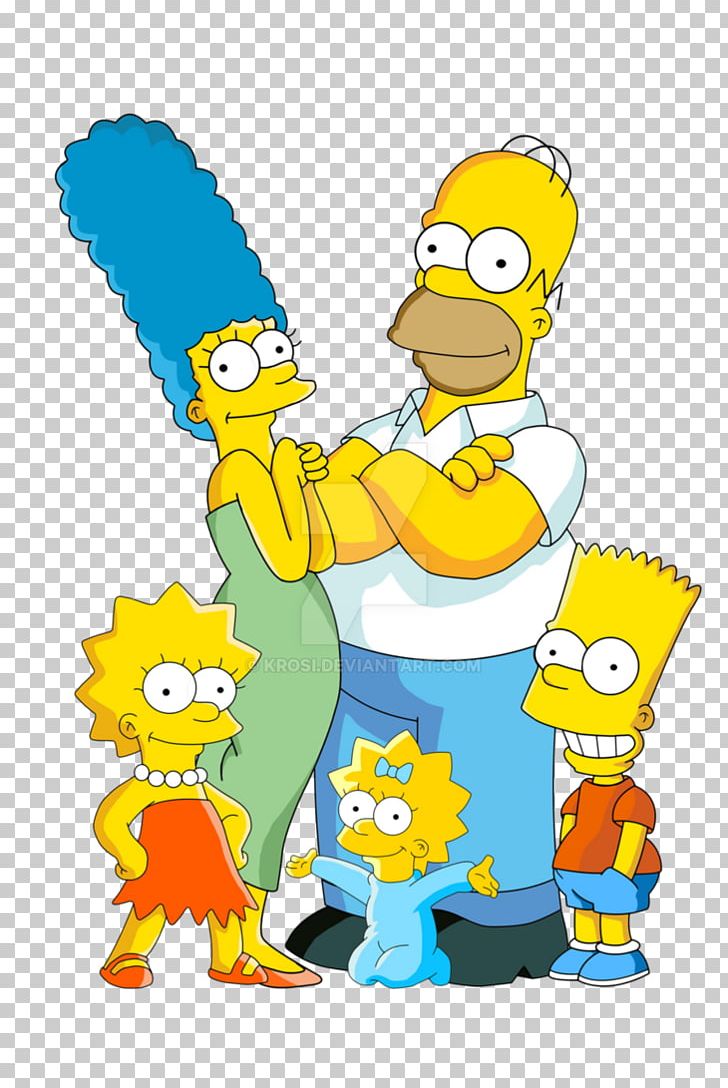 Lisa Simpson Marge Simpson Homer Simpson Bart Simpson Maggie Simpson PNG, Clipart, Area, Art, Cartoon, Dan Castellaneta, Deviantart Free PNG Download