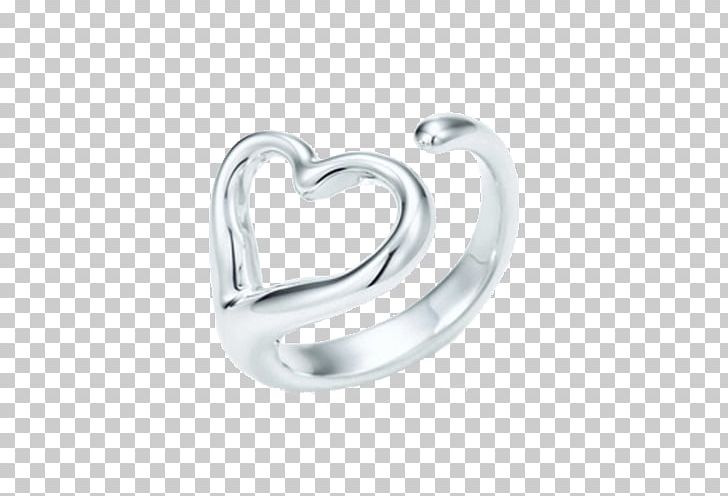 Earring Tiffany & Co. Heart Sterling Silver PNG, Clipart, 019, 781, Body Jewelry, Bracelet, Broken Heart Free PNG Download
