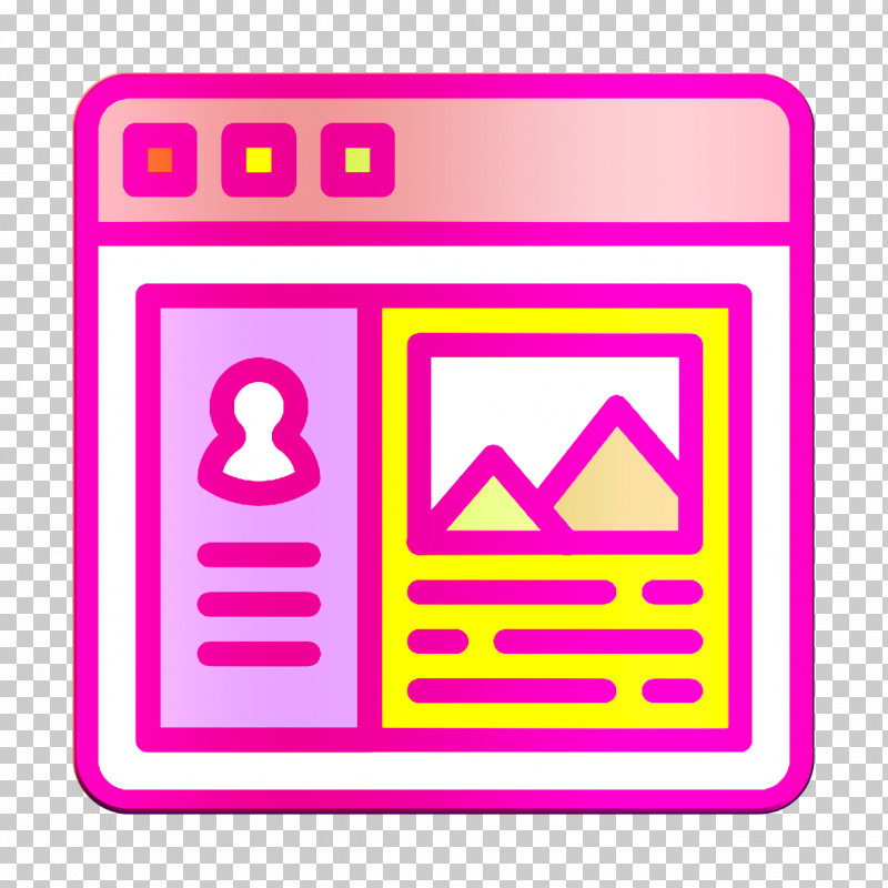 User Interface Icon Portfolio Icon User Interface Vol 3 Icon PNG, Clipart, Line, Magenta, Pink, Portfolio Icon, Square Free PNG Download