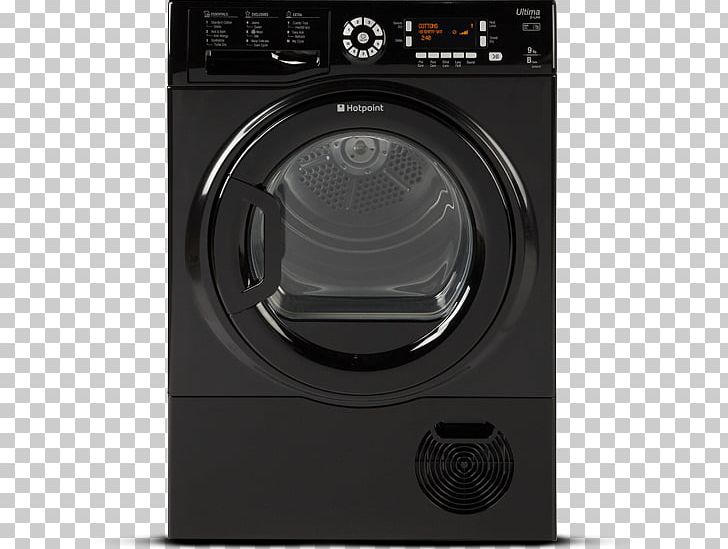 Hotpoint Ultima S-Line SUTCD 97B 6-M Clothes Dryer Siemens WT4HY790GB Heat Pump Condenser Tumble Dryer Home Appliance PNG, Clipart, Black And White, Clothes Dryer, Combo Washer Dryer, Condenser, Cooktop Free PNG Download