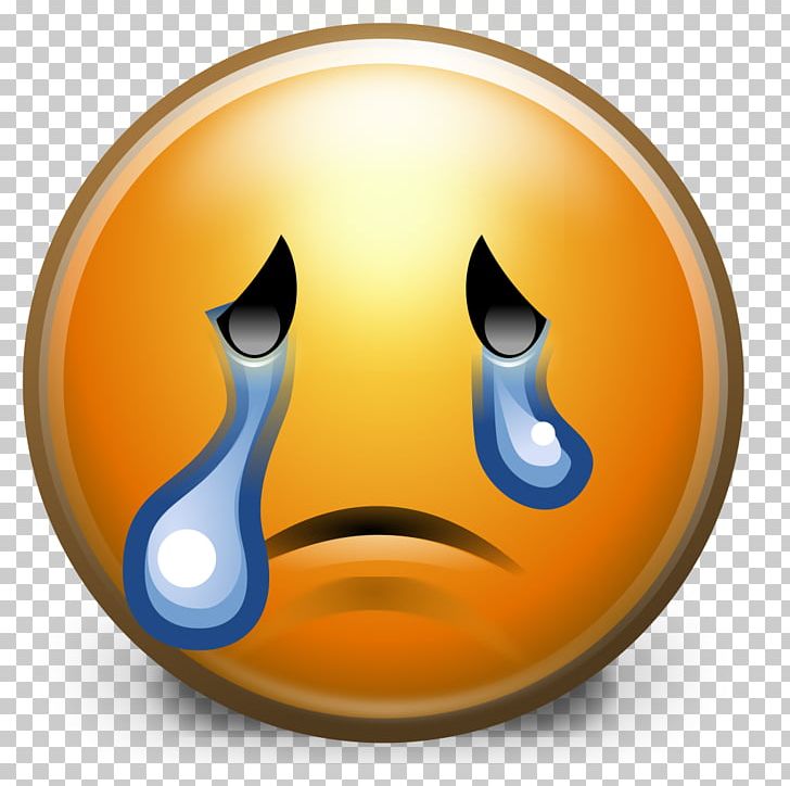 Crying JPEG Smiley PNG, Clipart, Crying, Emoticon, Free Software, Orange, Smile Free PNG Download