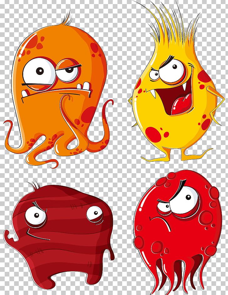 Microbes And Bacteria Microorganism Cartoon PNG, Clipart, Biologist, Cartoon Monster, Creative Ads, Creative Artwork, Creative Background Free PNG Download
