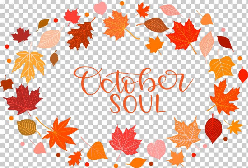 October Soul Autumn PNG, Clipart, Autumn, Drawing, Floral Design, Opentype, Printing Free PNG Download