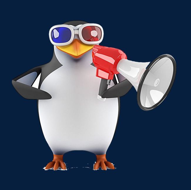 Megaphone Penguin PNG, Clipart, Animal, Backgrounds, Blue, Business, Cartoon Free PNG Download
