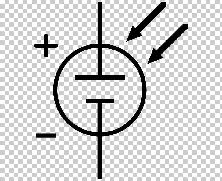 Theory Of Solar Cells Photovoltaics Electronic Symbol Solar Power PNG, Clipart, Ampere, Angle, Area, Black And White, Circle Free PNG Download