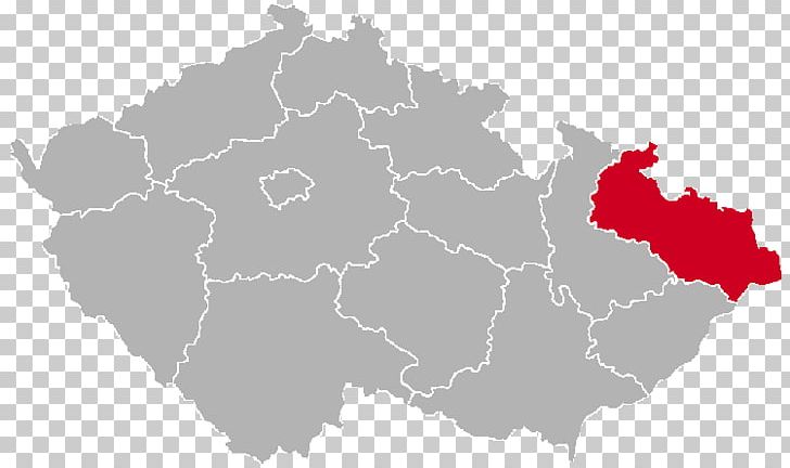 Zlín Moravian-Silesian Region Olomouc Czech Silesia Central Bohemia PNG, Clipart, Central Bohemia, Czech Republic, Czech Silesia, Kraj, Map Free PNG Download
