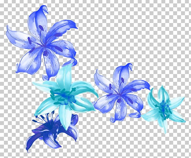 Blue Watercolor Painting Petal Illustration PNG, Clipart, Bellflower Family, Cartoon, Cut Flowers, Flower, Flower Pattern Free PNG Download