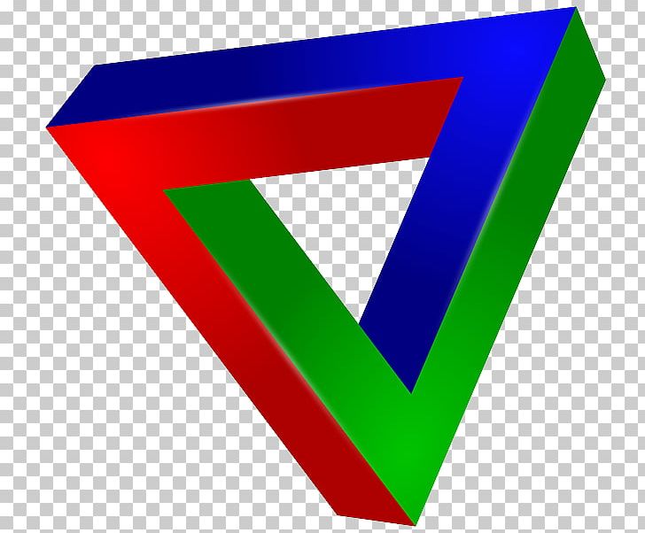Penrose Triangle Graphics Color PNG, Clipart, Angle, Area, Art, Blue Triangle, Brand Free PNG Download