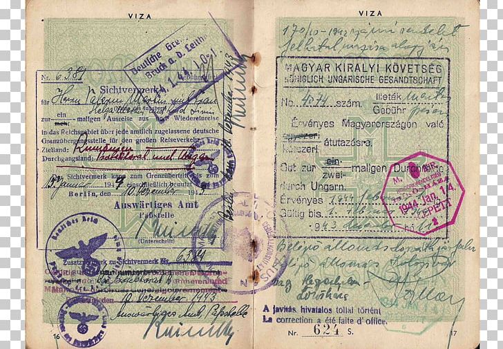 Identity Document Romania Second World War Passport Travel Document PNG, Clipart, Document, Identity Document, Material, Miscellaneous, Paper Free PNG Download
