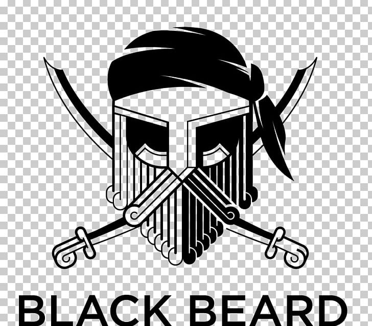 Logo Headgear Character White Font PNG, Clipart, Art, Black And White, Black Beard, Brand, Character Free PNG Download