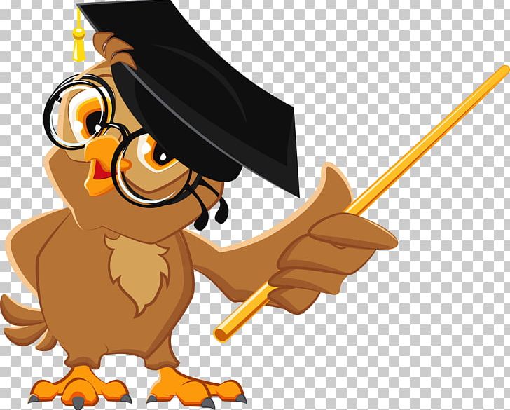 Owl Teacher Graphics Illustration PNG, Clipart, Animals, Art, Beak, Bird, Cartoon Free PNG Download