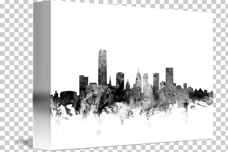 Oklahoma City Skyline Canvas Print Printing Printmaking PNG, Clipart, Art, Black And White, Canvas, Canvas Print, City Free PNG Download
