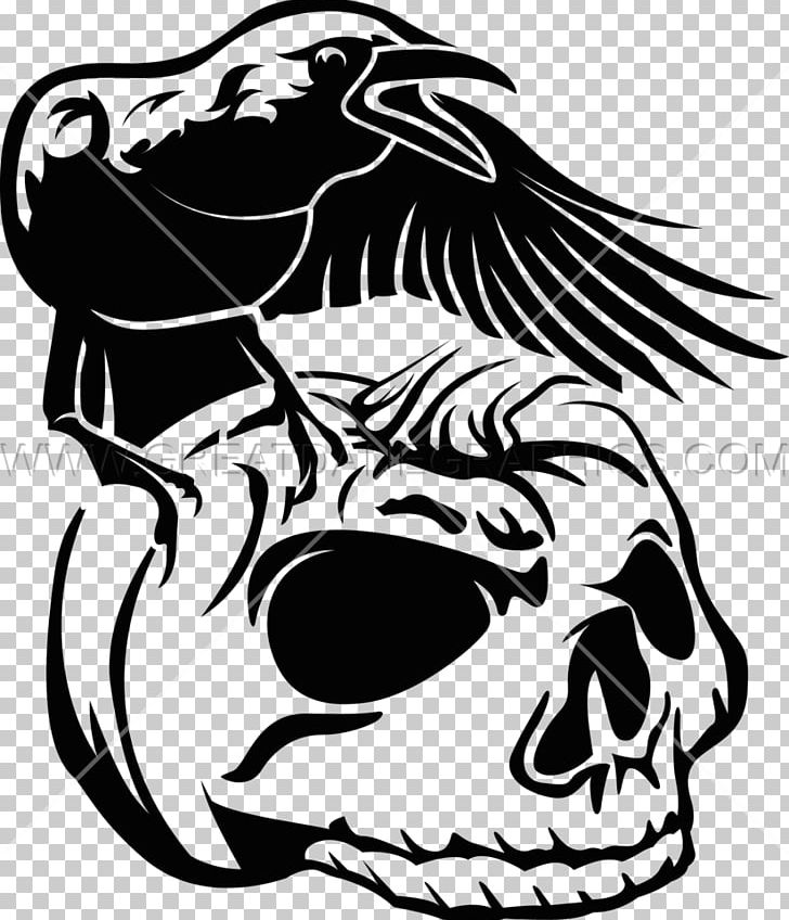 Skull Halloween Drawing PNG, Clipart, Art, Artwork, Black And White, Bone, Drawing Free PNG Download