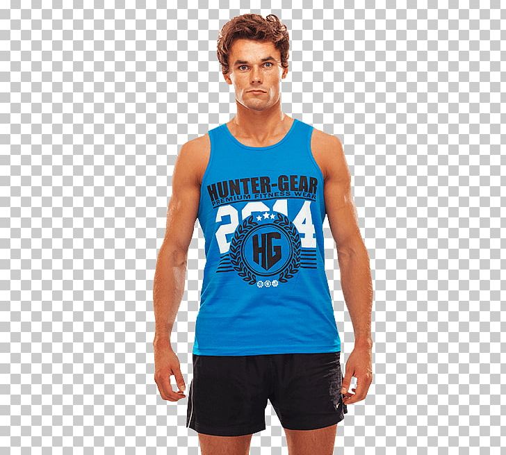 T-shirt Sleeveless Shirt Clothing PNG, Clipart, Blue, Clothing, Electric Blue, Exercise, Fitness Centre Free PNG Download