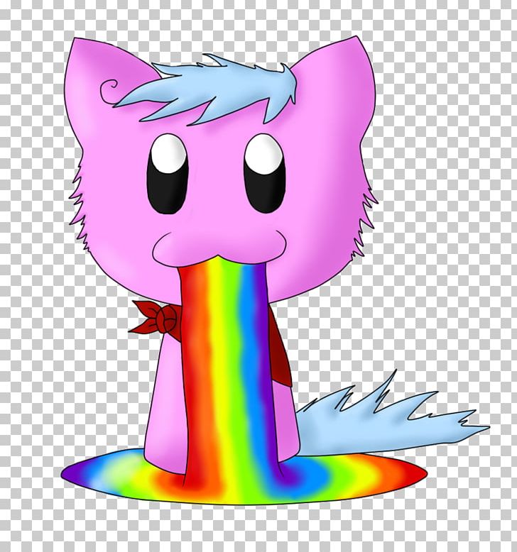 Vomiting Nyan Cat Rainbow PNG, Clipart, Animals, Art, Cartoon, Cat, Deviantart Free PNG Download