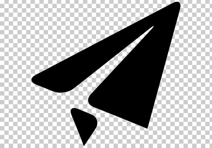 Airplane Paper Plane PNG, Clipart, Airplane, Angle, Black, Black And White, Button Free PNG Download
