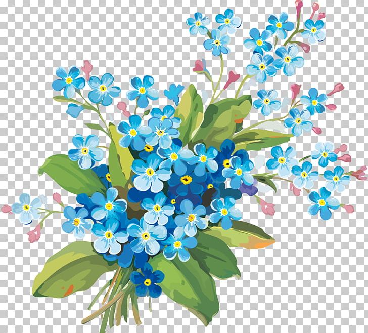 Flower Bouquet Scorpion Grasses PNG, Clipart, Blue, Blue Flower, Borage Family, Branch, Clip Art Free PNG Download