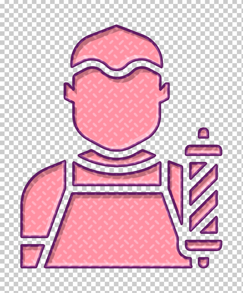Jobs And Occupations Icon Barber Icon PNG, Clipart, Barber Icon, Jobs And Occupations Icon, Line, Pink Free PNG Download