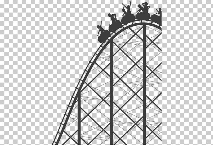 The Roller Coaster Wall Decal Trimper's Rides Amusement Park PNG, Clipart, Angle, Area, Black And White, Decal, Drawing Free PNG Download