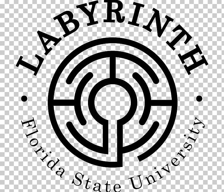 University Organization FSU Labyrinth White PNG, Clipart, Area, Black, Black And White, Brand, Circle Free PNG Download