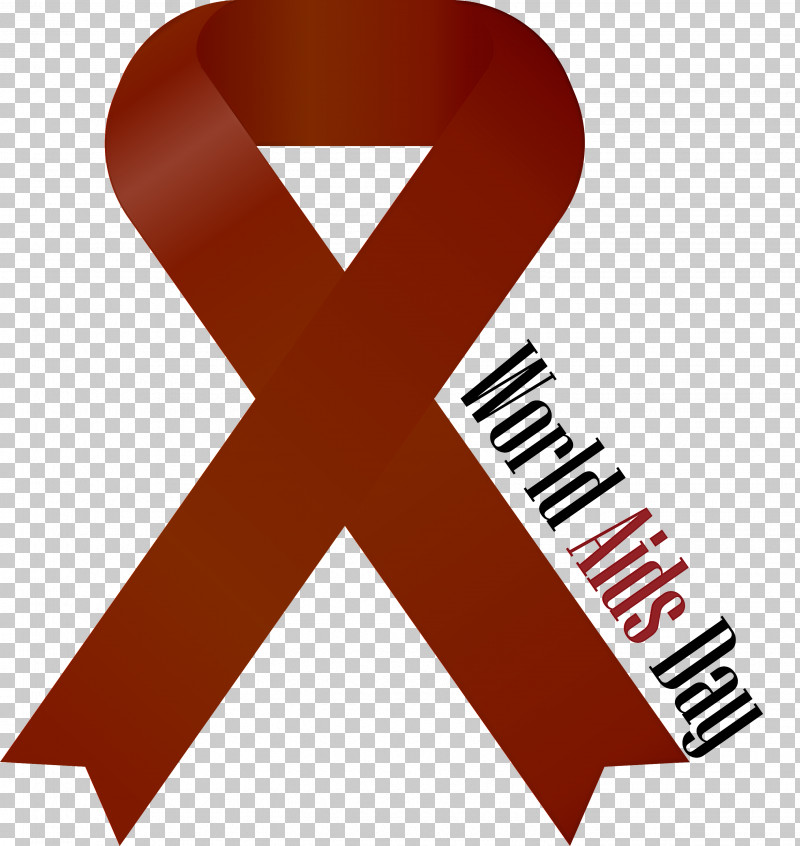 World Aids Day PNG, Clipart, Line, Logo, Orange, Red, Ribbon Free PNG Download