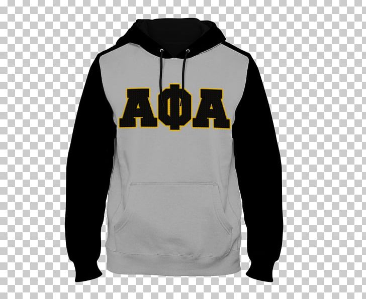 Hoodie T-shirt Letters Greek Apparel Bluza Sleeve PNG, Clipart, Alpha Phi Alpha, Black, Bluza, Brand, Clothing Free PNG Download