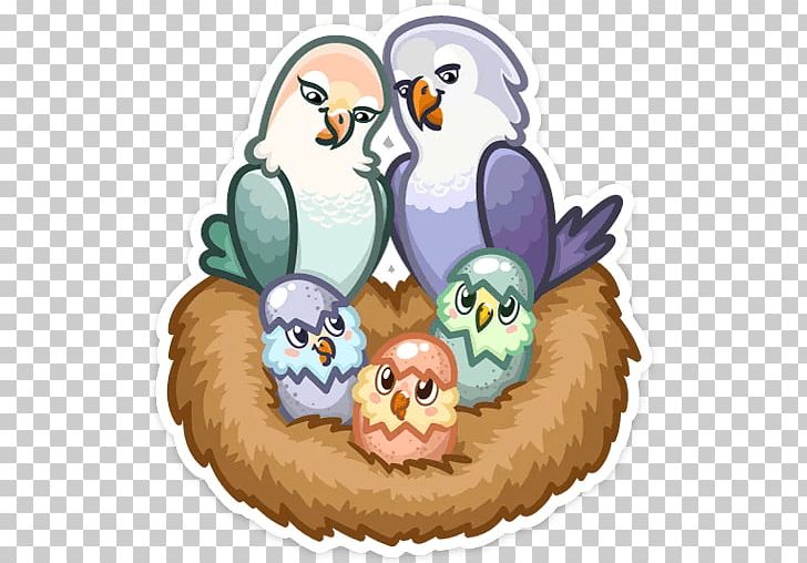 Lovebird Sticker Telegram VK Parakeet PNG, Clipart, Beak, Bird, Easter, Lovebird, Messaging Apps Free PNG Download