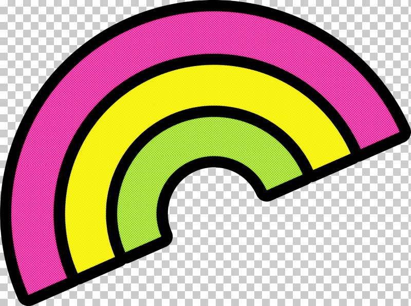 Cute Rainbow PNG, Clipart, Cute Rainbow, Line, Yellow Free PNG Download