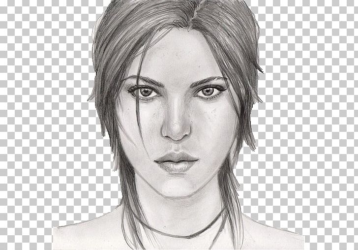 Black And White Drawing Art Sketch PNG, Clipart, Art, Artwork, Black And White, Brown Hair, Cheek Free PNG Download