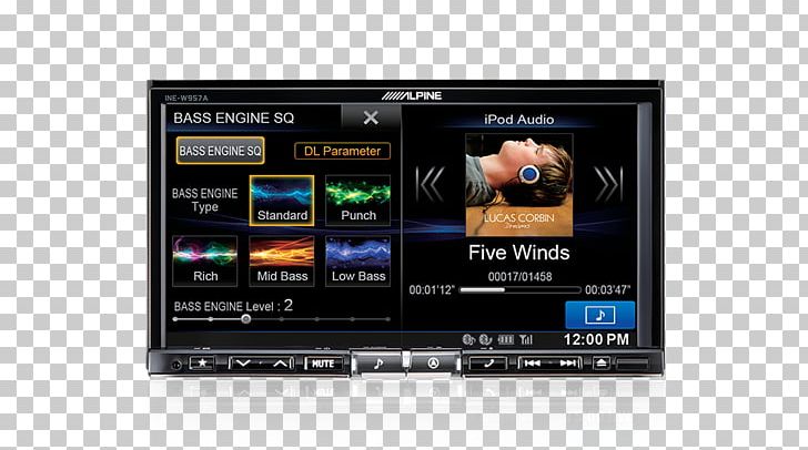 Car GPS Navigation Systems Alpine Electronics Vehicle Audio Automotive Navigation System PNG, Clipart, Alpine Electronics, Car, Carplay, Computer Monitors, Display Advertising Free PNG Download