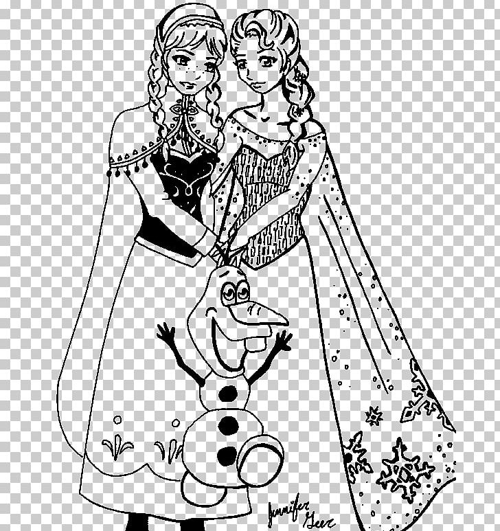 Elsa And Anna Elsa And Anna Coloring Book Kristoff PNG, Clipart, Arm, Black, Cartoon, Child, Disney Princess Free PNG Download