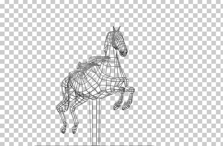 Horse Giraffe ZBrush Carousel Sketch PNG, Clipart, 3d Computer Graphics, Art, Artwork, Autodesk 3ds Max, Black And White Free PNG Download