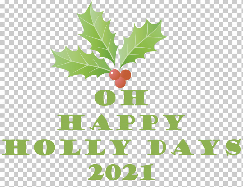 Happy Holly Days Christmas Winter PNG, Clipart, Anniversary, Biology, Christmas, Greetings, Happiness Free PNG Download