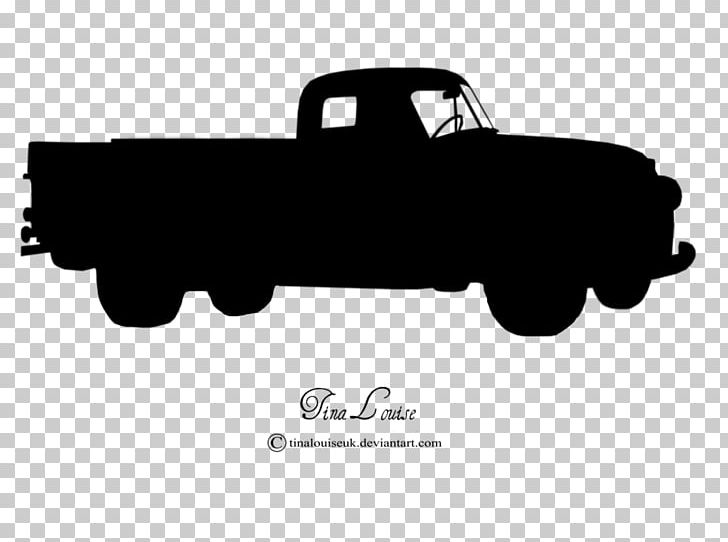 Pickup Truck Car Thames Trader Silhouette PNG, Clipart, Angle, Art, Automotive Design, Black, Black And White Free PNG Download