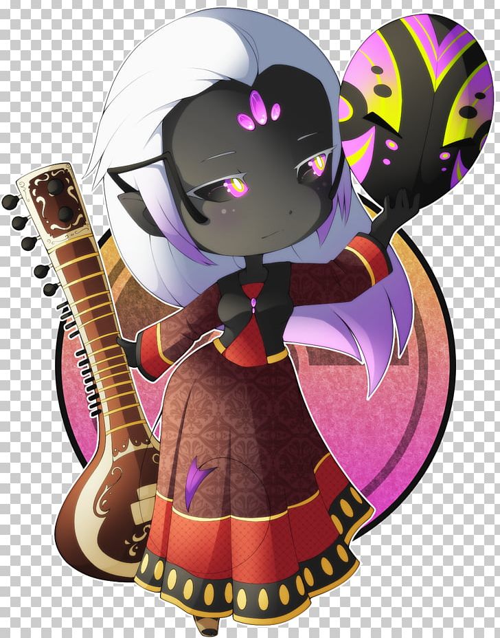 Guitar Illustration Character Cartoon Purple PNG, Clipart, Art, Cartoon, Character, Fiction, Fictional Character Free PNG Download