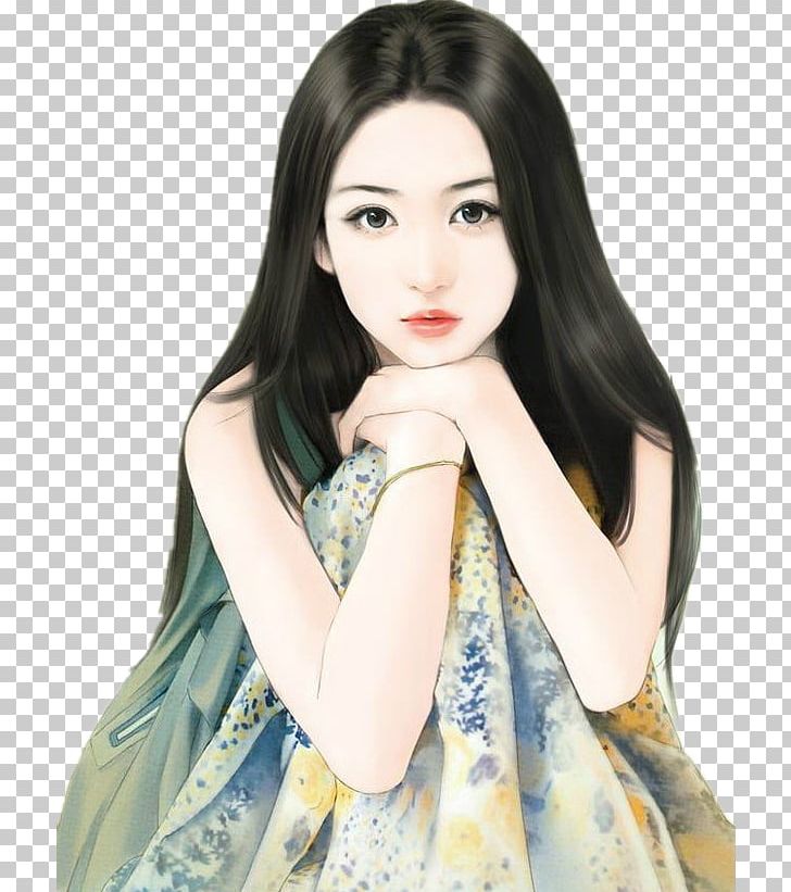 Chinese Art Drawing Painting PNG, Clipart, Animation, Anime, Art, Asian Art, Black Hair Free PNG Download