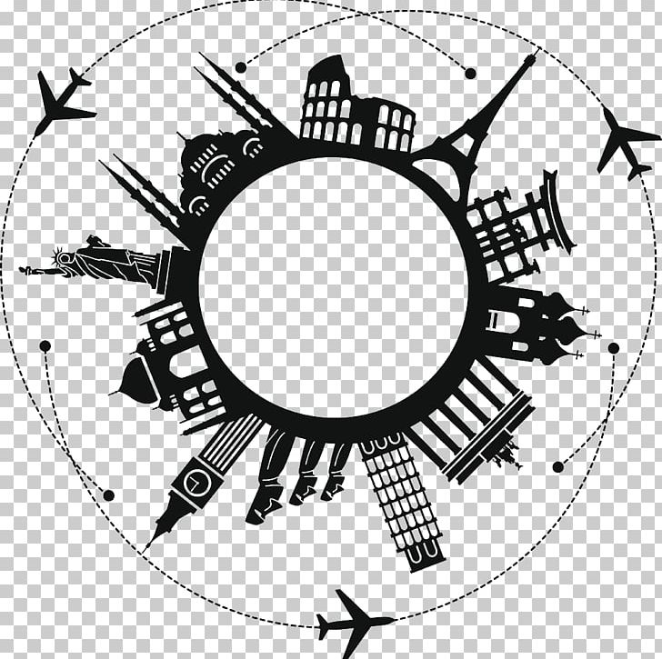 Travel Landmark Drawing Illustration PNG, Clipart, Ball, Black, Black And White, Building, Camera Icon Free PNG Download