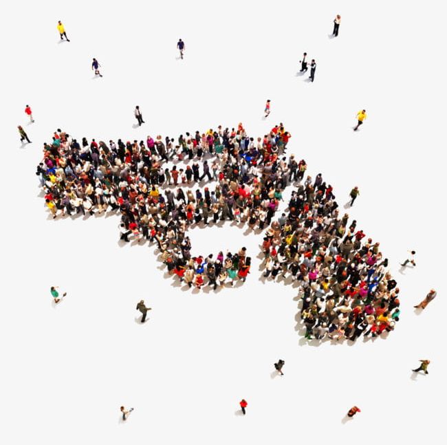 People Put Into Pistol PNG, Clipart, Business, Community, Crowd, Group Of People, High Angle View Free PNG Download